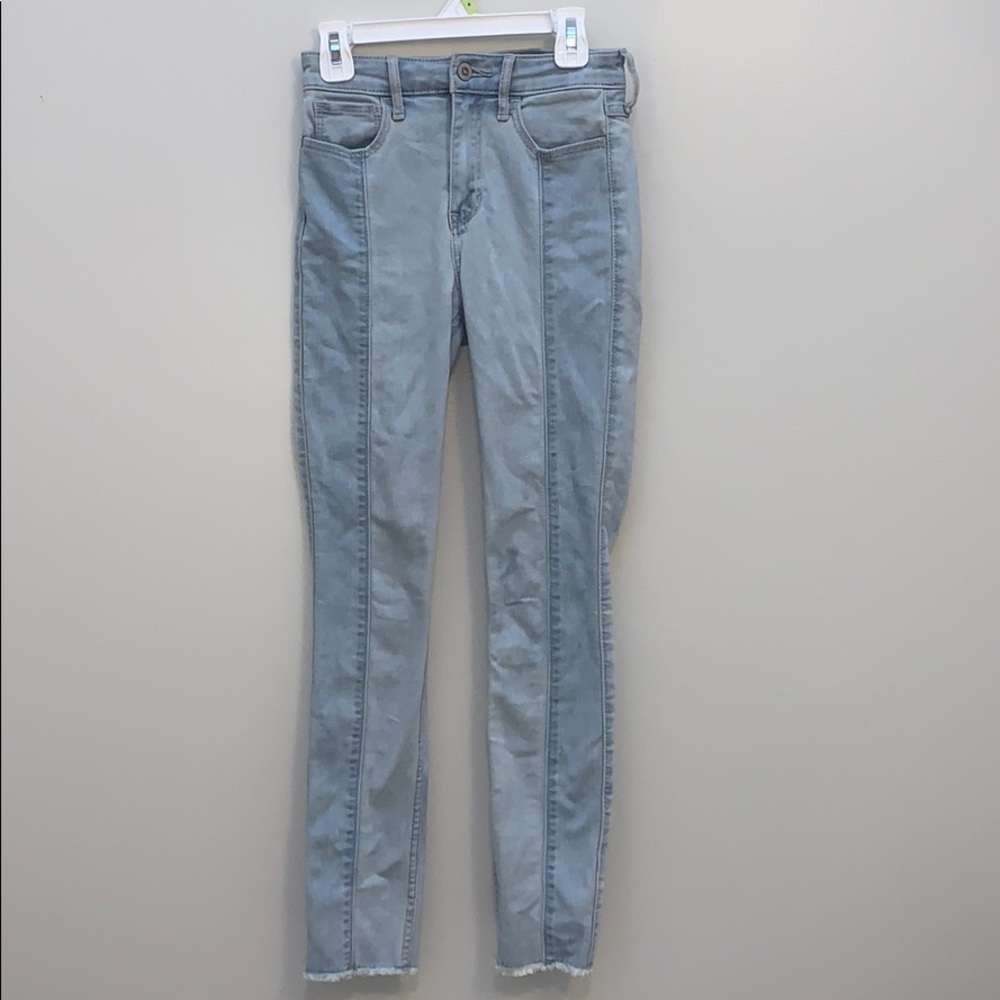 Classic Stretch High-Rise Crop Super Skinny Jeans